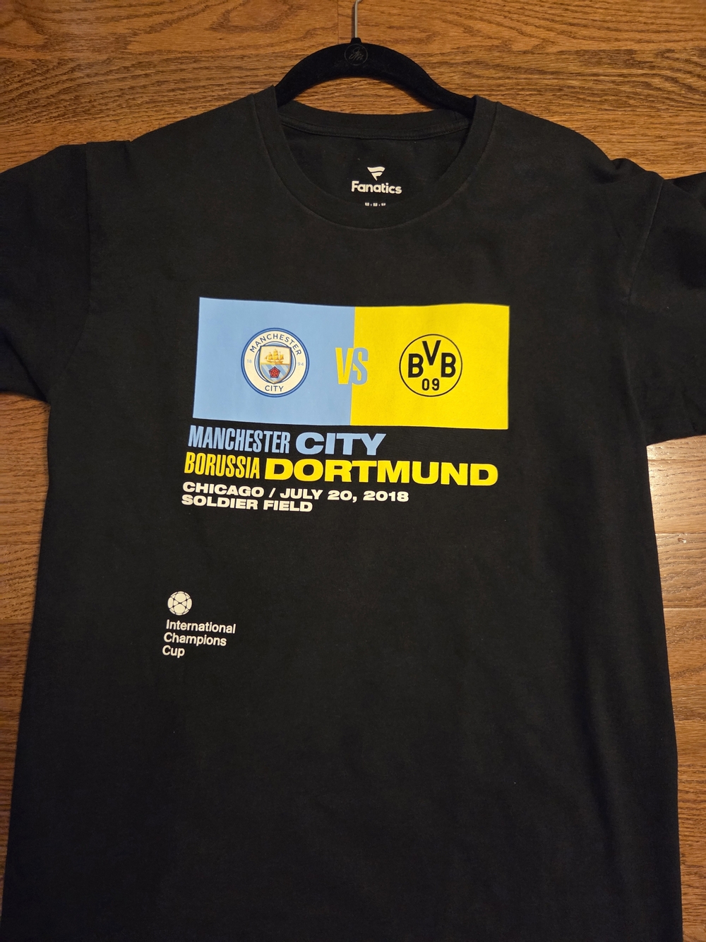 Like New, Vintage, Fanatics Unisex Manchester City vs Borussia Dortmund, M